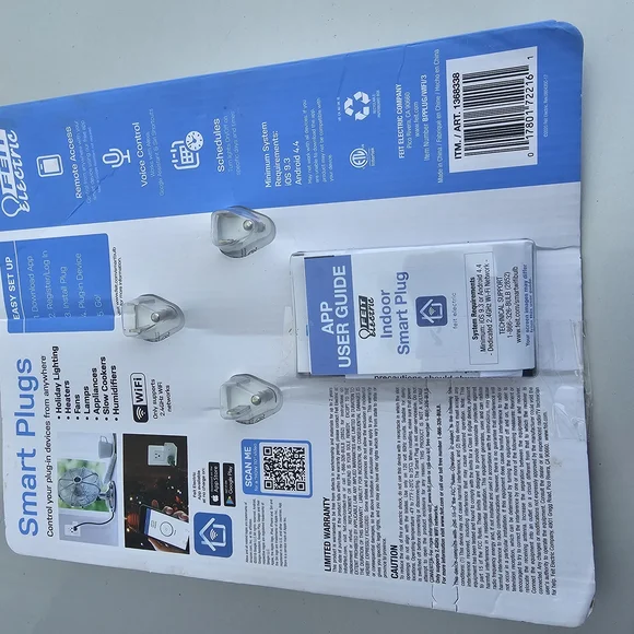 Smart Plug 3-Pack with Voice Control - White - Picture 3 of 3